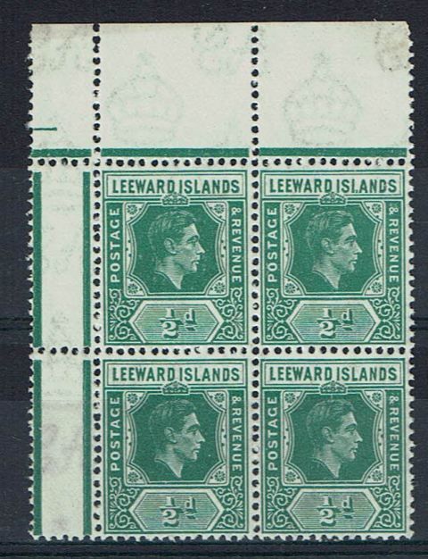 Image of Leeward Islands SG 96/96a UMM British Commonwealth Stamp